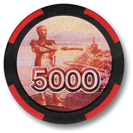 Фишка для покера Roubles номиналом 5000