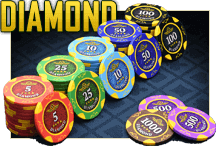 Покерные наборы Diamond на 300 и 500 фишек